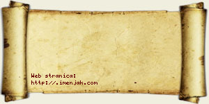 Hana Mirković vizit kartica